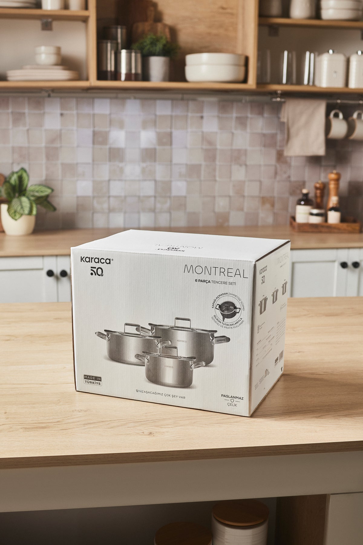 Karaca Powersteel 316+ Alberta Induction Compatible 6 Piece Cookware Set