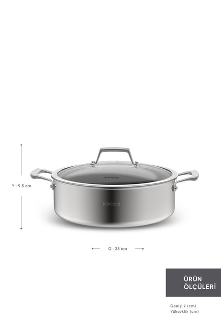 Karaca Plasma 3Ply Nonstick Saute Pan