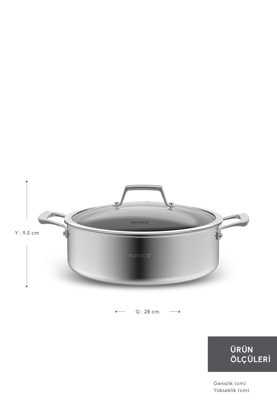 Karaca Plasma 3Ply Nonstick Saute Pan - MALLTURK