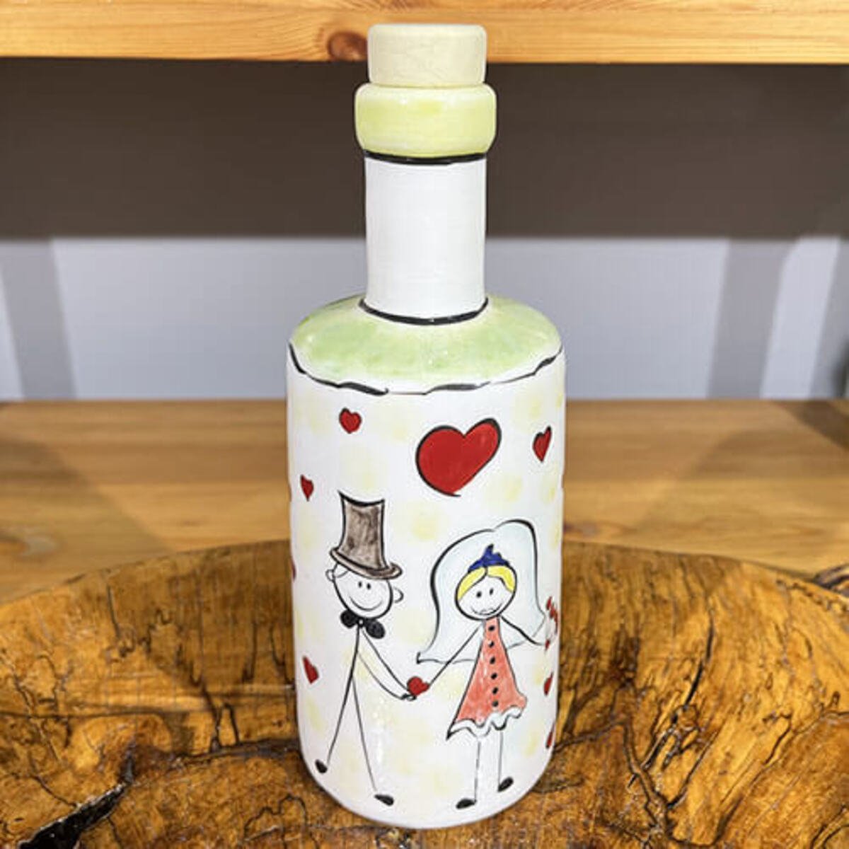 Cini Evi Sevgililer Patterned Oil Dispenser - MALLTURK