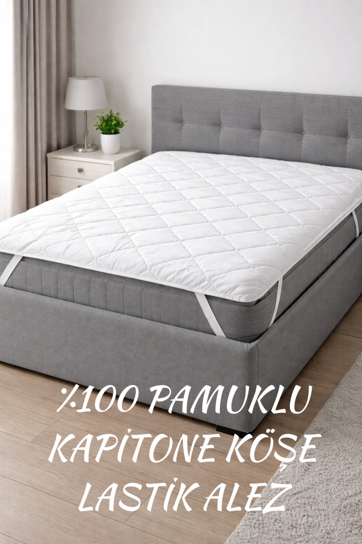 LUNGA VITA Waterproof Cotton Quilted Fitted Mattress Protector - MALLTURK