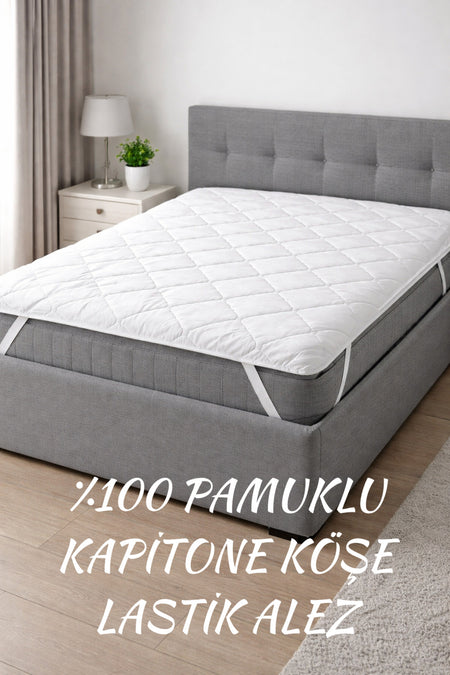 LUNGA VITA Waterproof Cotton Quilted Fitted Mattress Protector - MALLTURK