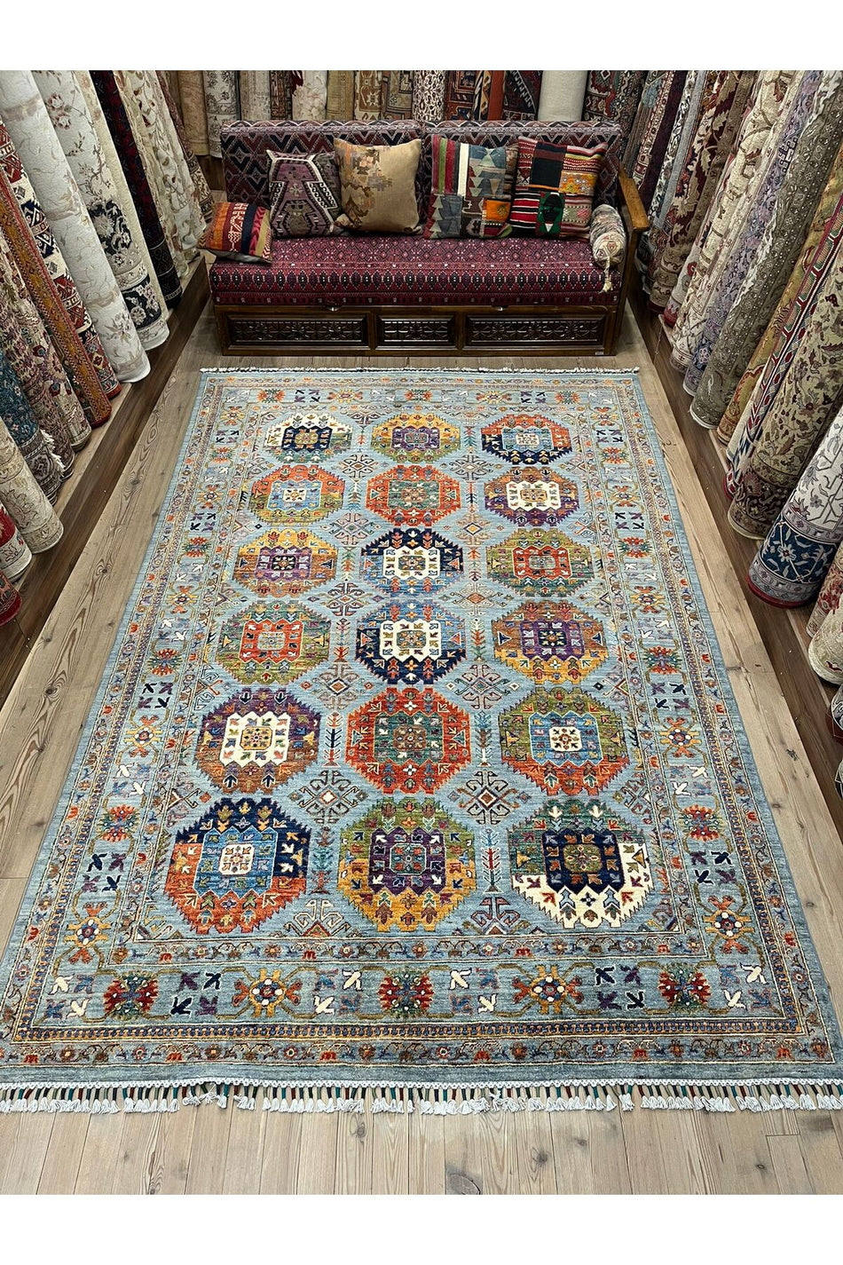 Sirvan Handwoven Afghan Rug - 307 x 200 - MALLTURK