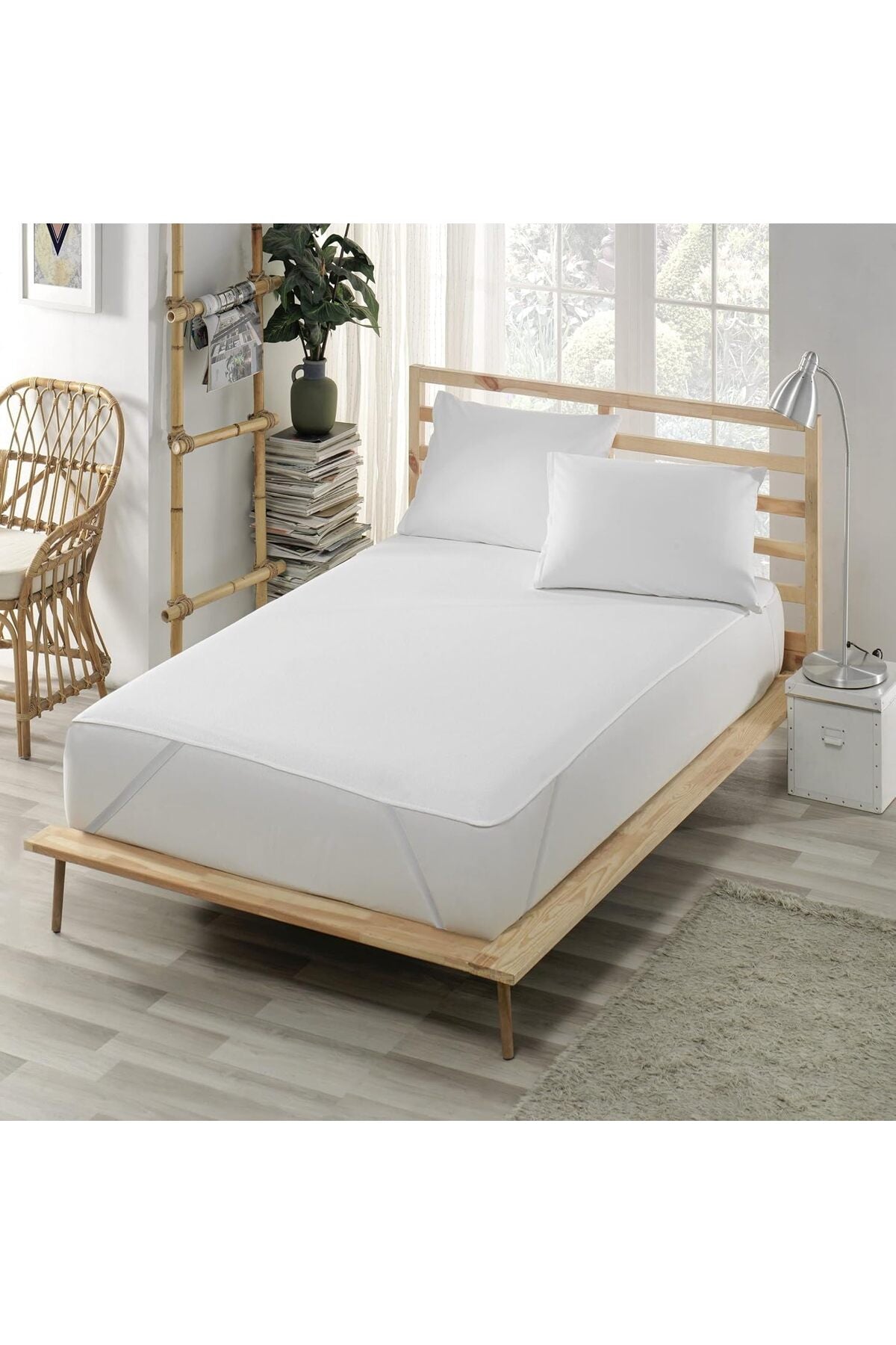 Mira Home Cotton Fitted Mattress Protector - MALLTURK