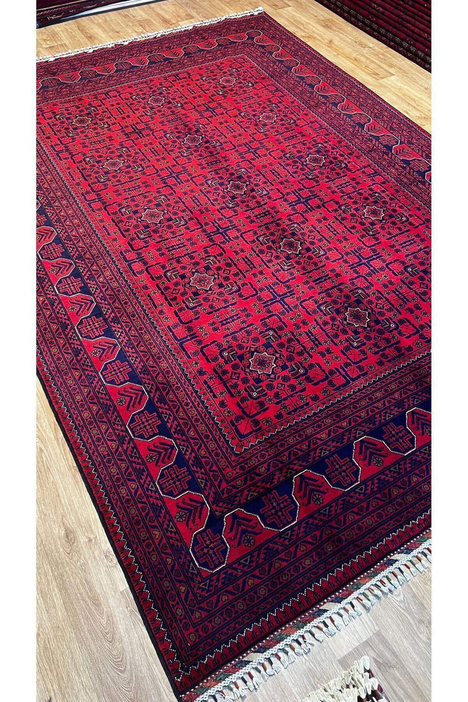 Turkmen Rug Handwoven Afghan Carpet - MALLTURK