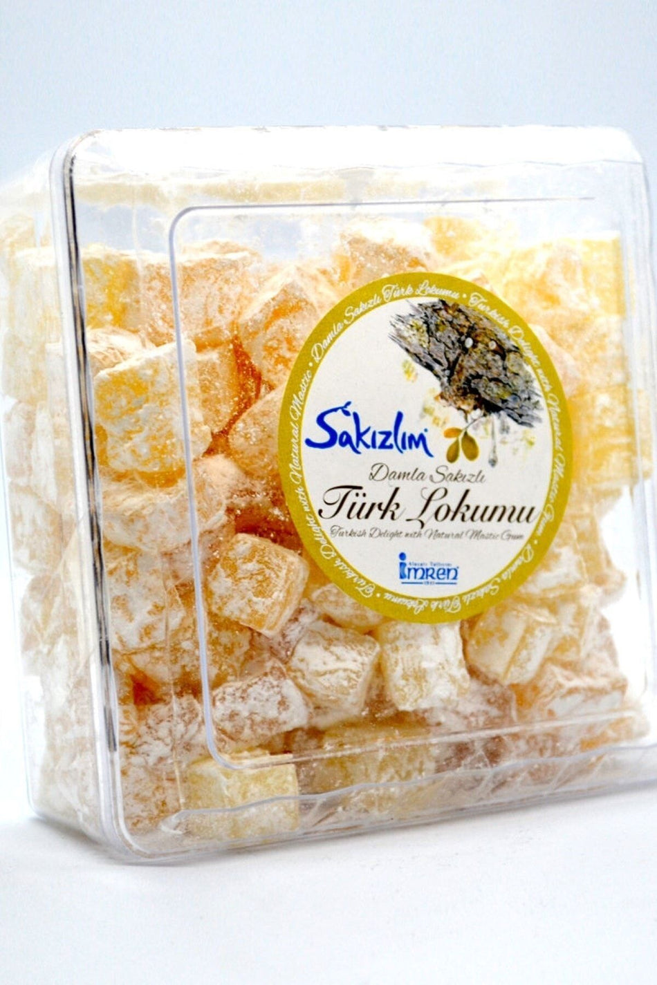 IMREN alacati tatlicisi sakizlim sakizlim Mastic Flavored Turkish Delight 450gr - MALLTURK