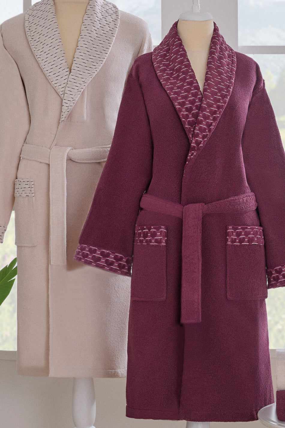Ozdilek Adria Family Bathrobe Set
