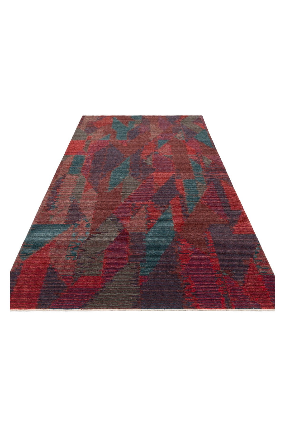 Eko Hali Otto Tt02 Berry Special Non-Shedding, Modern Black Loom Carpet Produced by Hand on Special Looms. - MALLTURK