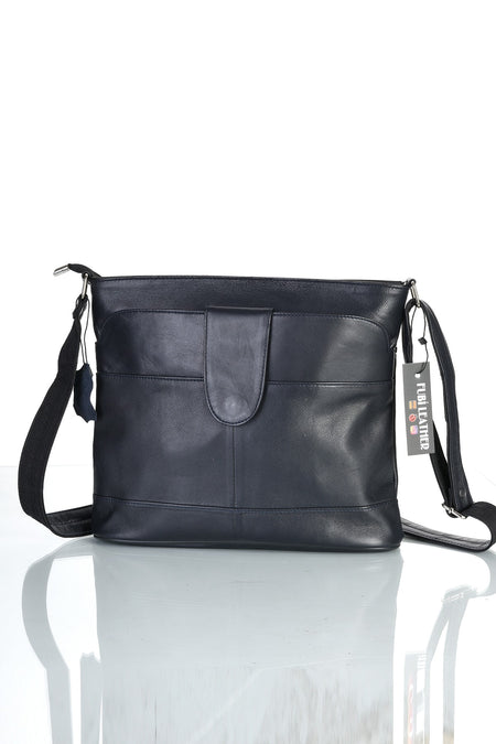 Fubileather Genuine Leather Crossbody Messenger Bag
