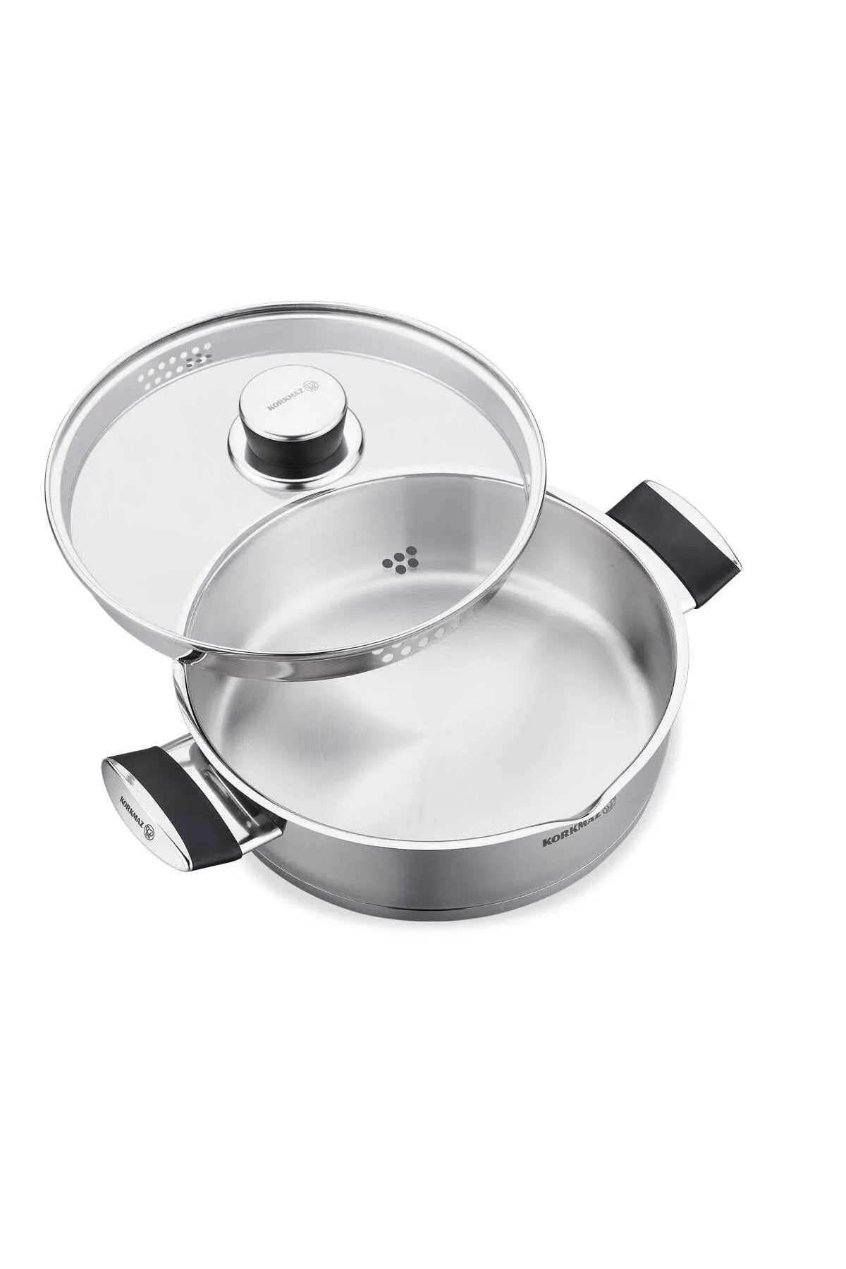 KORKMAZ Pera Shallow Pot 24x7