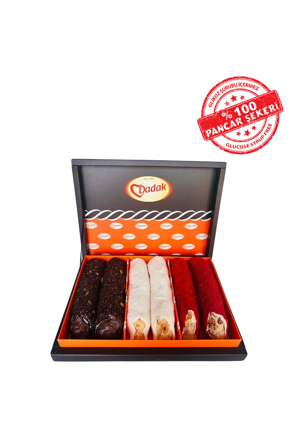 Dadak Turkish Delight and kuruyemis Assorted atom Rolled Turkish Delight 1 kg - MALLTURK