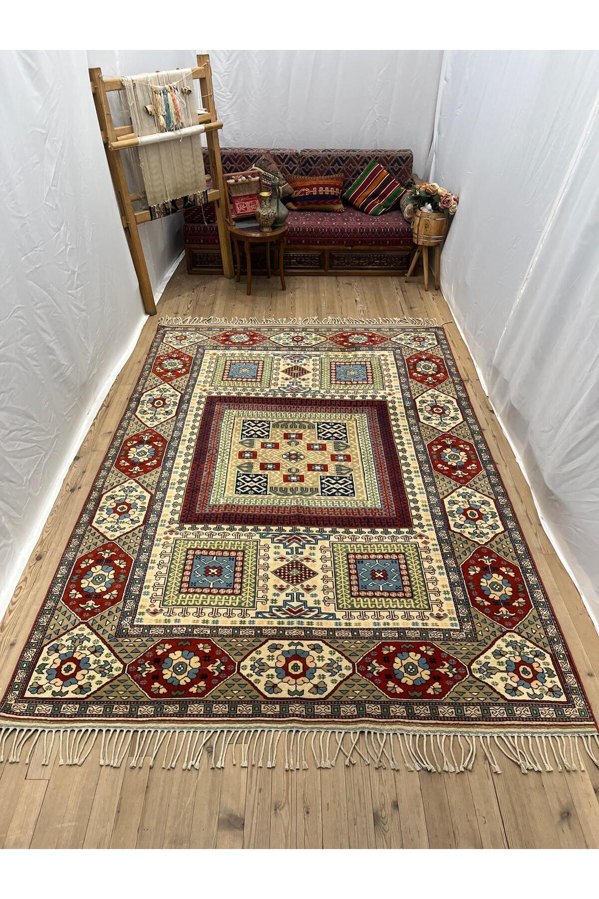 SIRVAN Rug Hand-Woven ANTIK YORUK Rug - 200x288 - MALLTURK