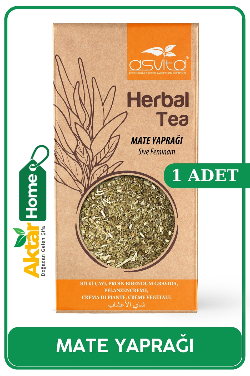 ASVITA ASVITA Mate Leaves 100 gr