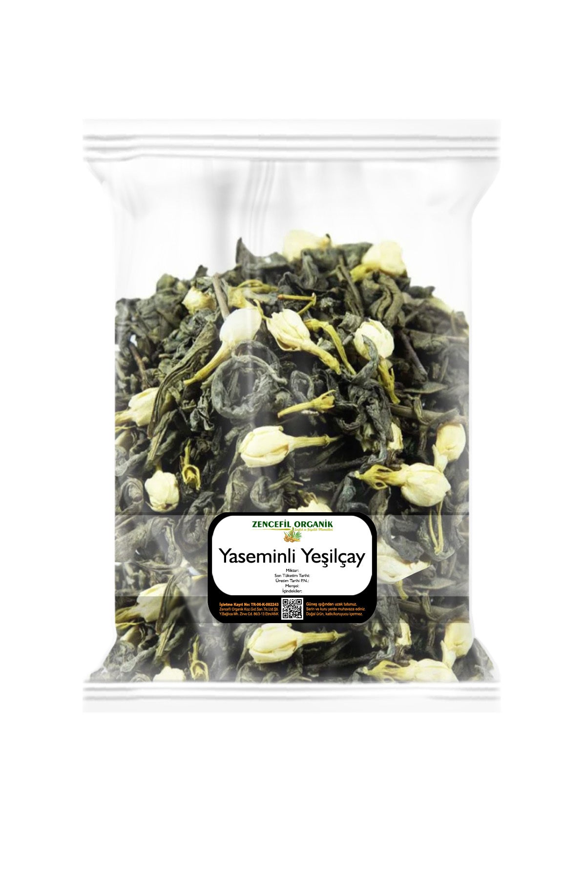 Ginger Organic Jasmine Green Tea 250g Fresh Product - MALLTURK