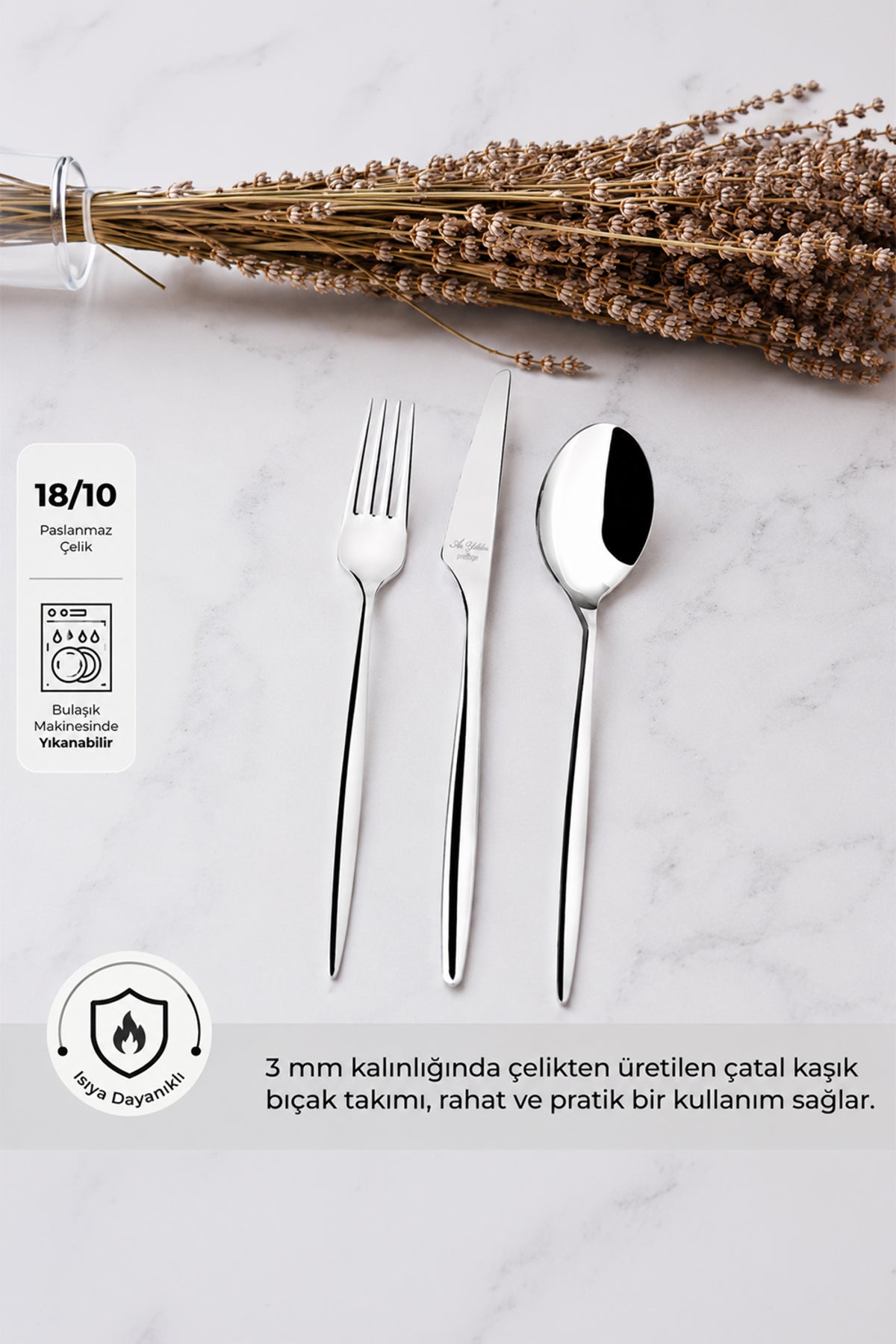 Aryildiz studio prestige 84 Piece Flatware Set - MALLTURK