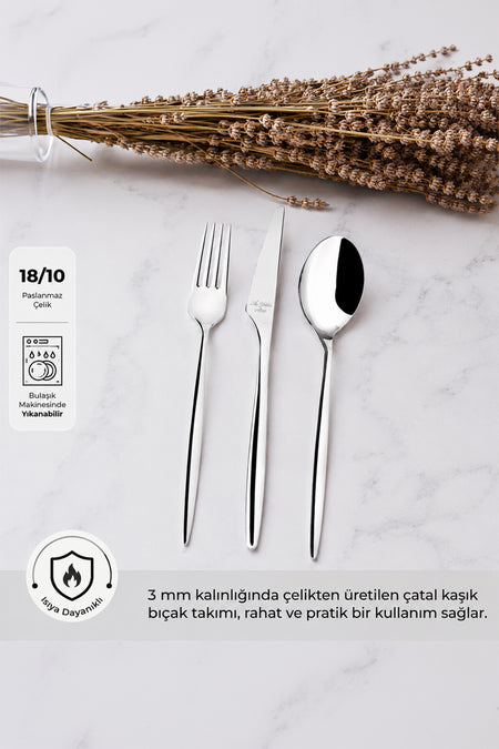 Aryildiz studio prestige 84 Piece Flatware Set - MALLTURK