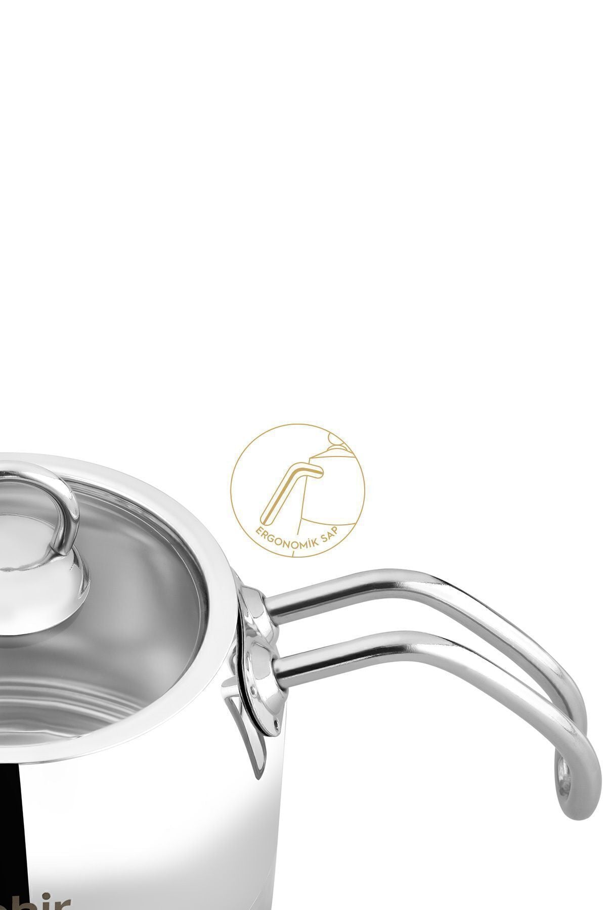 Nehir Lotus Midi Medium Size Stainless Steel 1.0-1.9 Lt. Teapot Set - MALLTURK