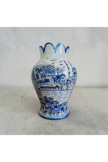 Sema Cini Handmade Ceramic 30 cm Vase - MALLTURK