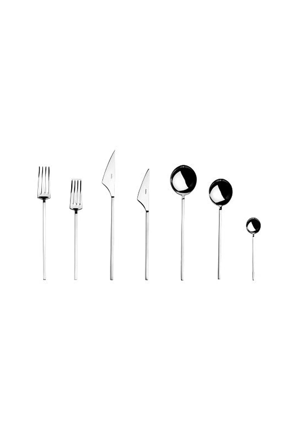 Jumbo 9100 84 Piece 12 Place Setting Flatware Set - MALLTURK