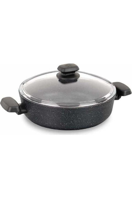 KORKMAZ Ornella Shallow Pot 28x7,5