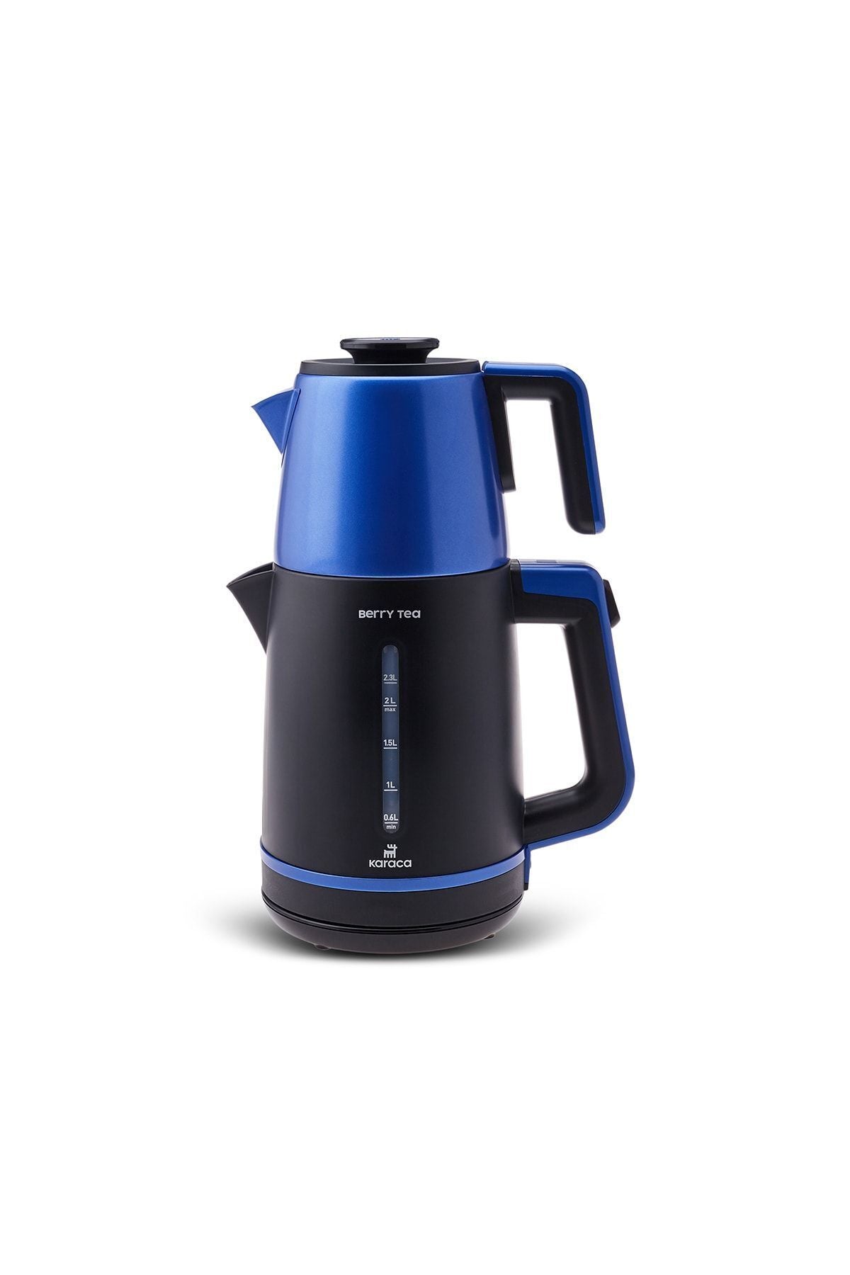 Karaca Berry Tea XL 2-in-1 Stainless Steel Tea Maker and Kettle (Blueberry) - MALLTURK