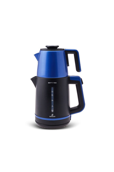Karaca Berry Tea XL 2-in-1 Stainless Steel Tea Maker and Kettle (Blueberry) - MALLTURK