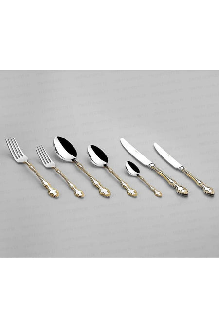 Nehir adriana altin Fork 84 Piece Spoon Knife Set - MALLTURK