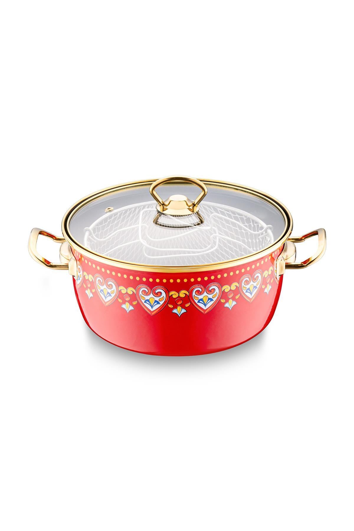 Emsan Solemar Enamel Frying Pot - MALLTURK