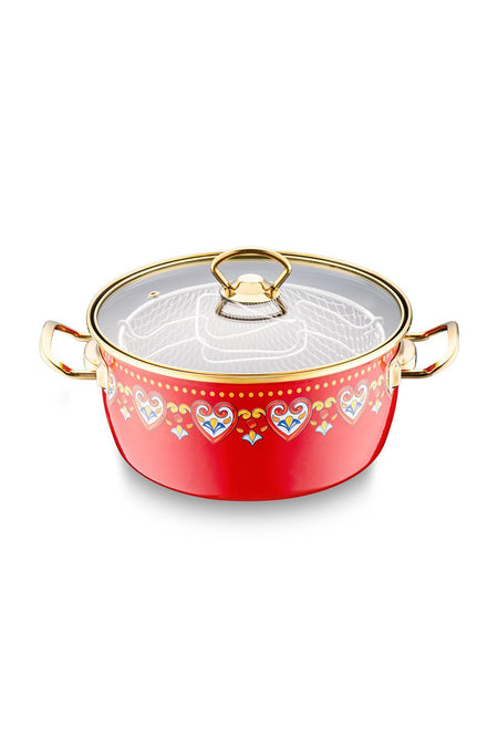 Emsan Solemar Enamel Frying Pot - MALLTURK
