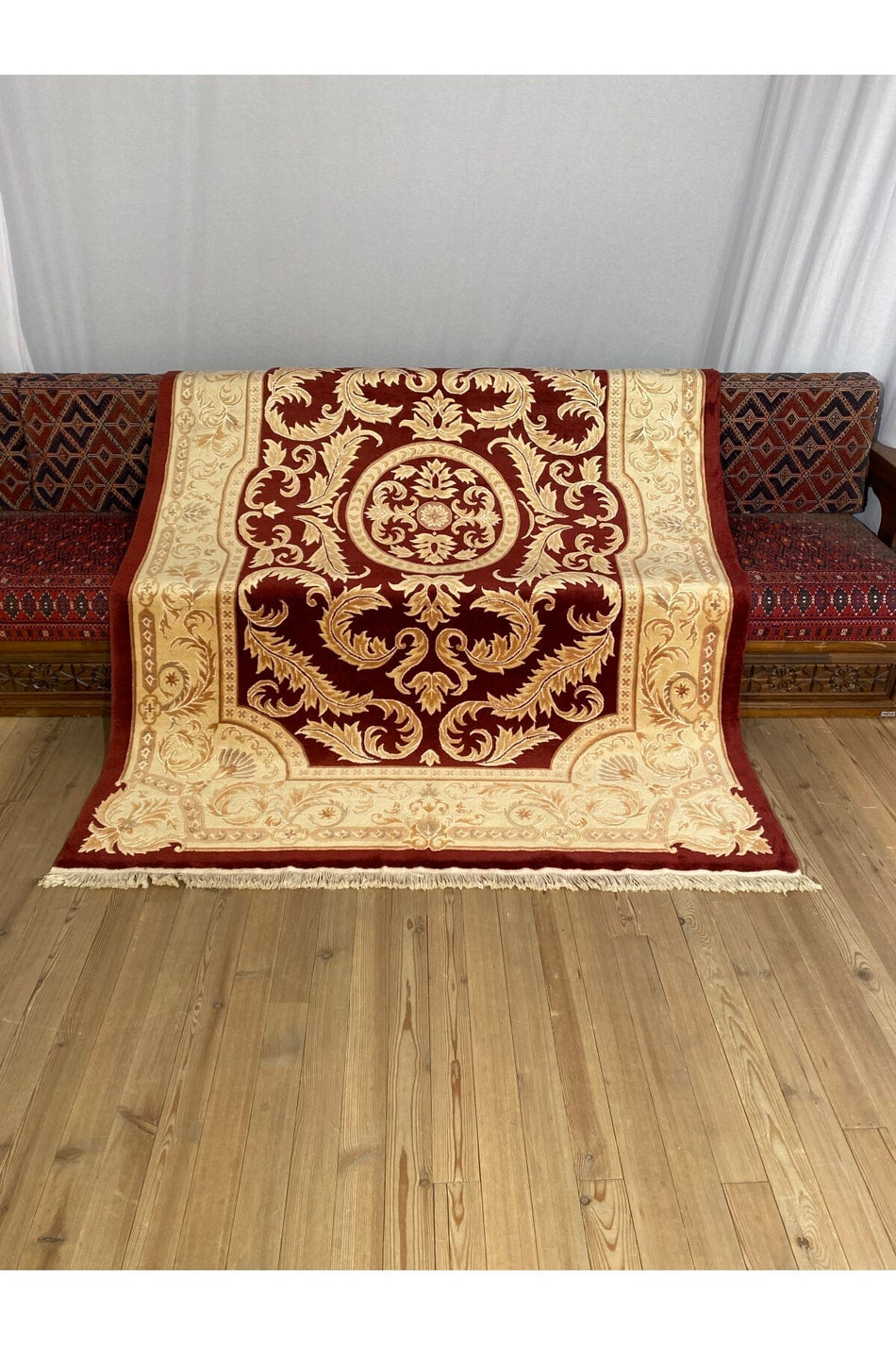 SIRVAN Rug Hand-Woven Usak Rug 170 X 237 - MALLTURK
