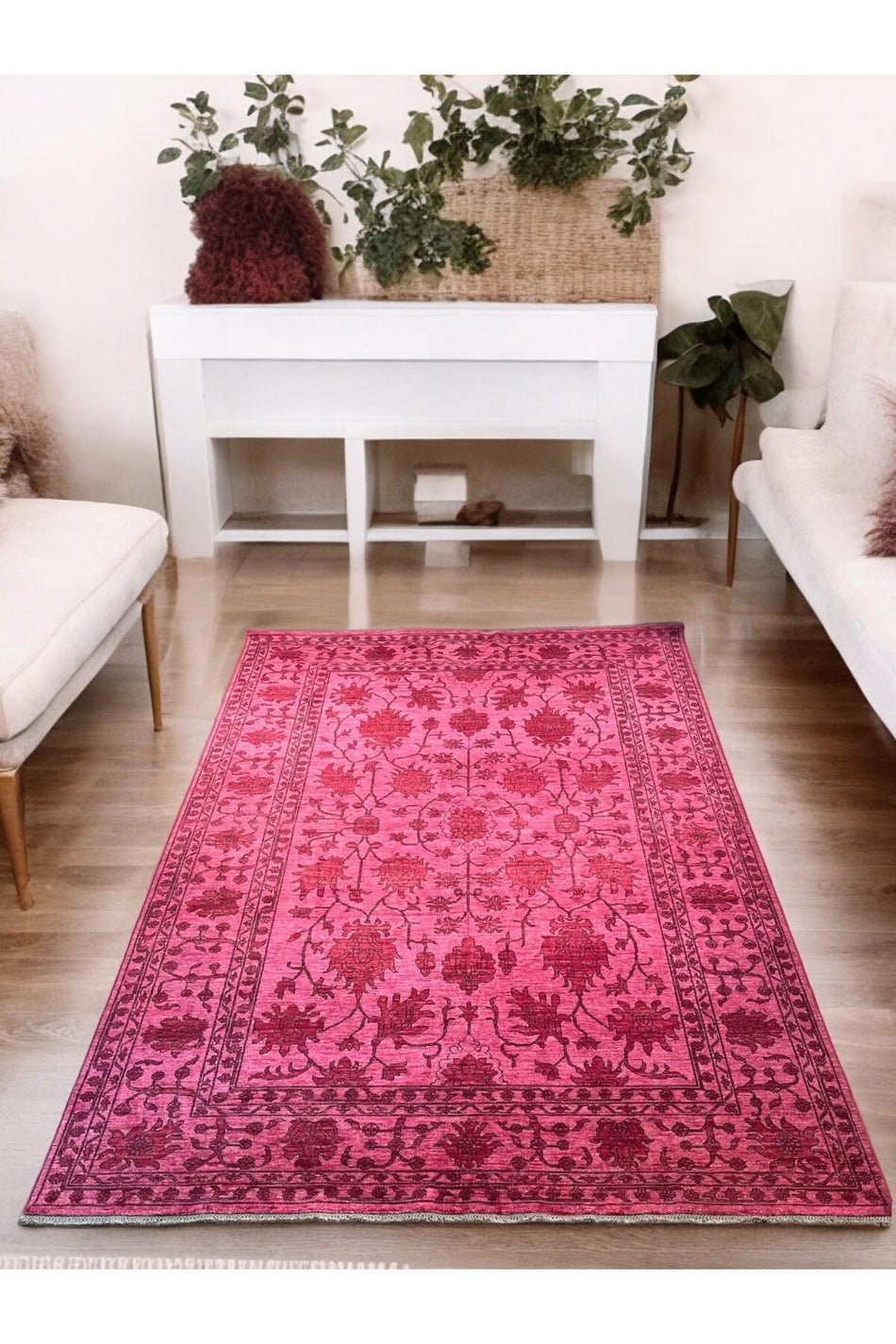 Sirvan Handwoven Afghan Usak Carpet - 299x205 - MALLTURK