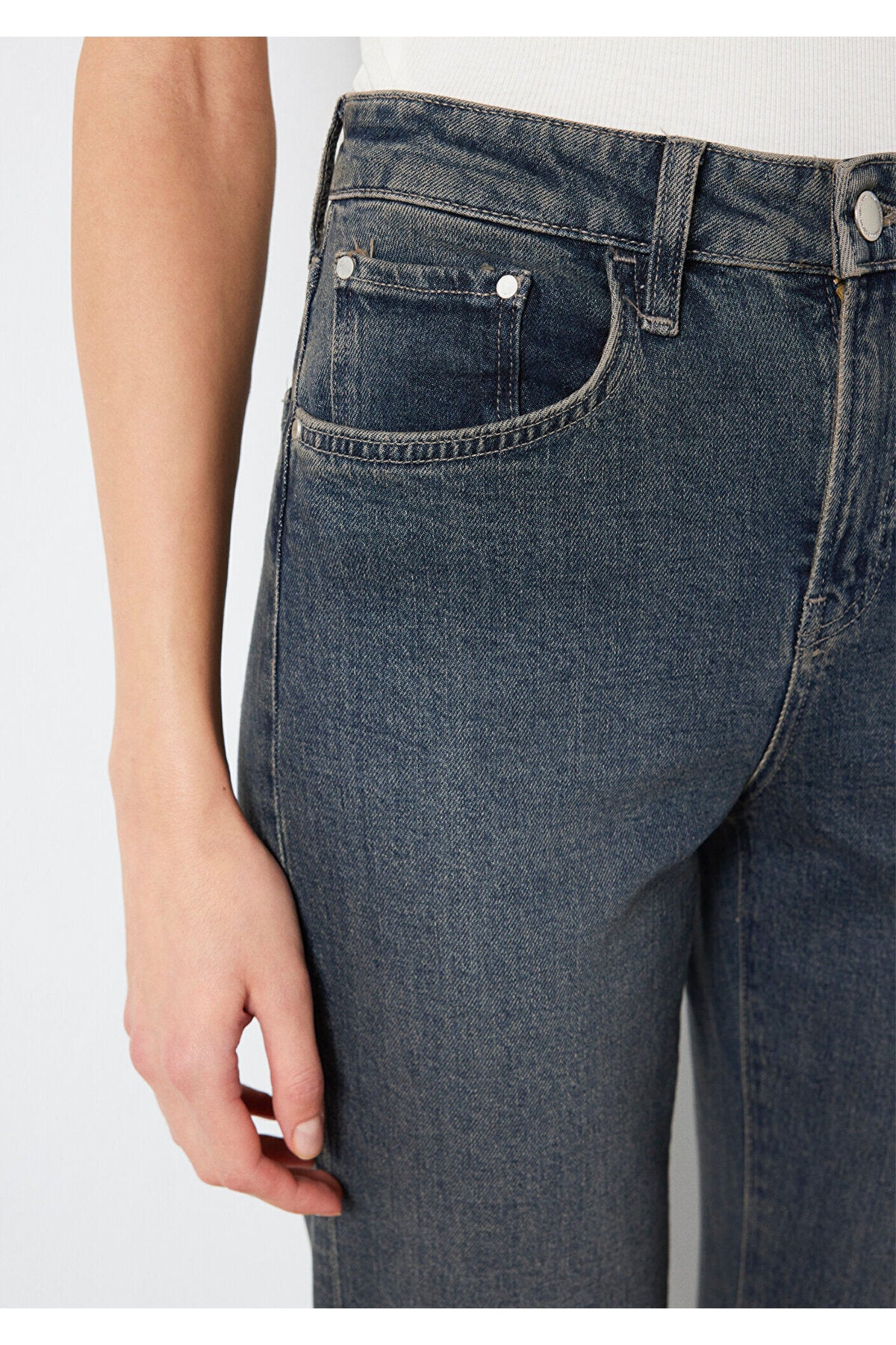 Cindy Premium Mavi Dark Jeans 100277-89936 - MALLTURK
