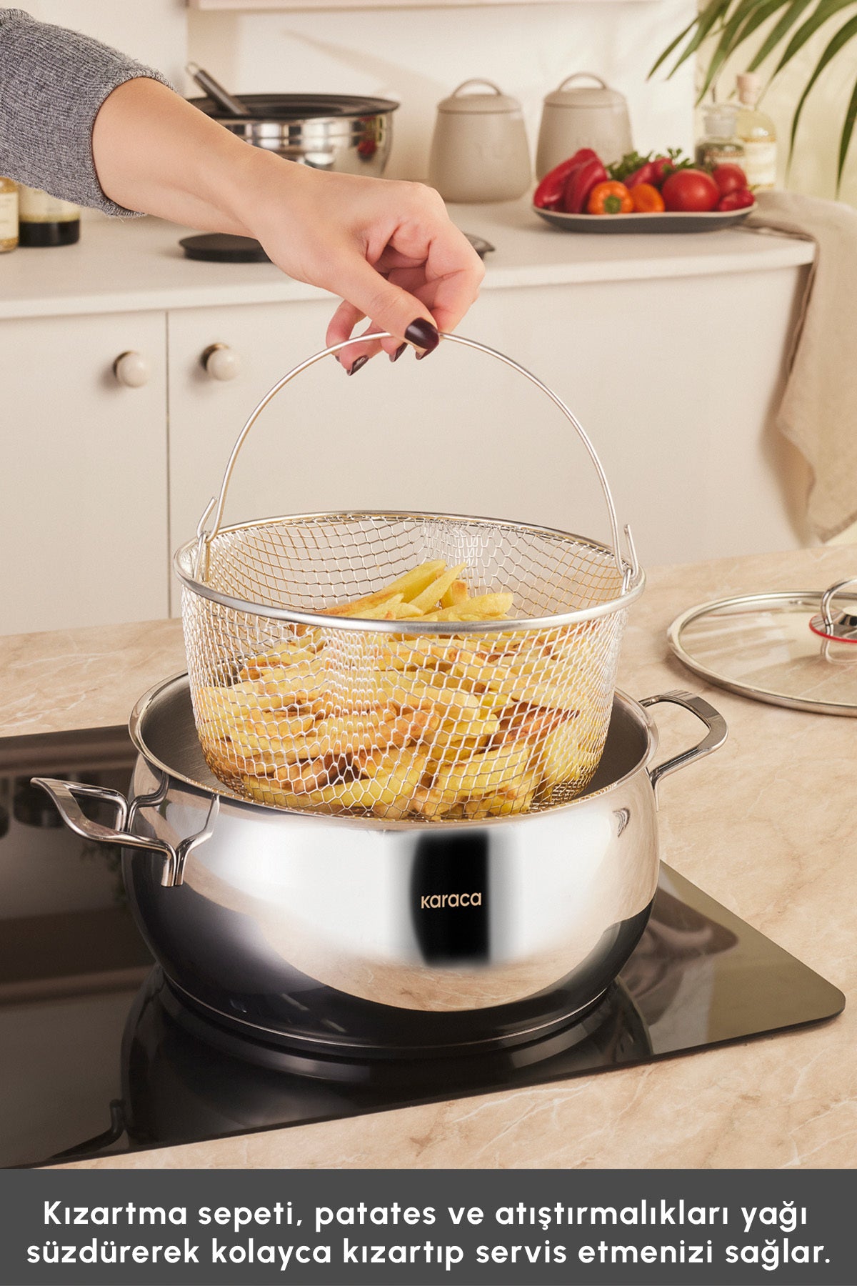 Karaca Karistir Pisir Sakla 18 Piece Karistirma Kabi ve Servis Gerecli Ceyiz Cookware Set - MALLTURK