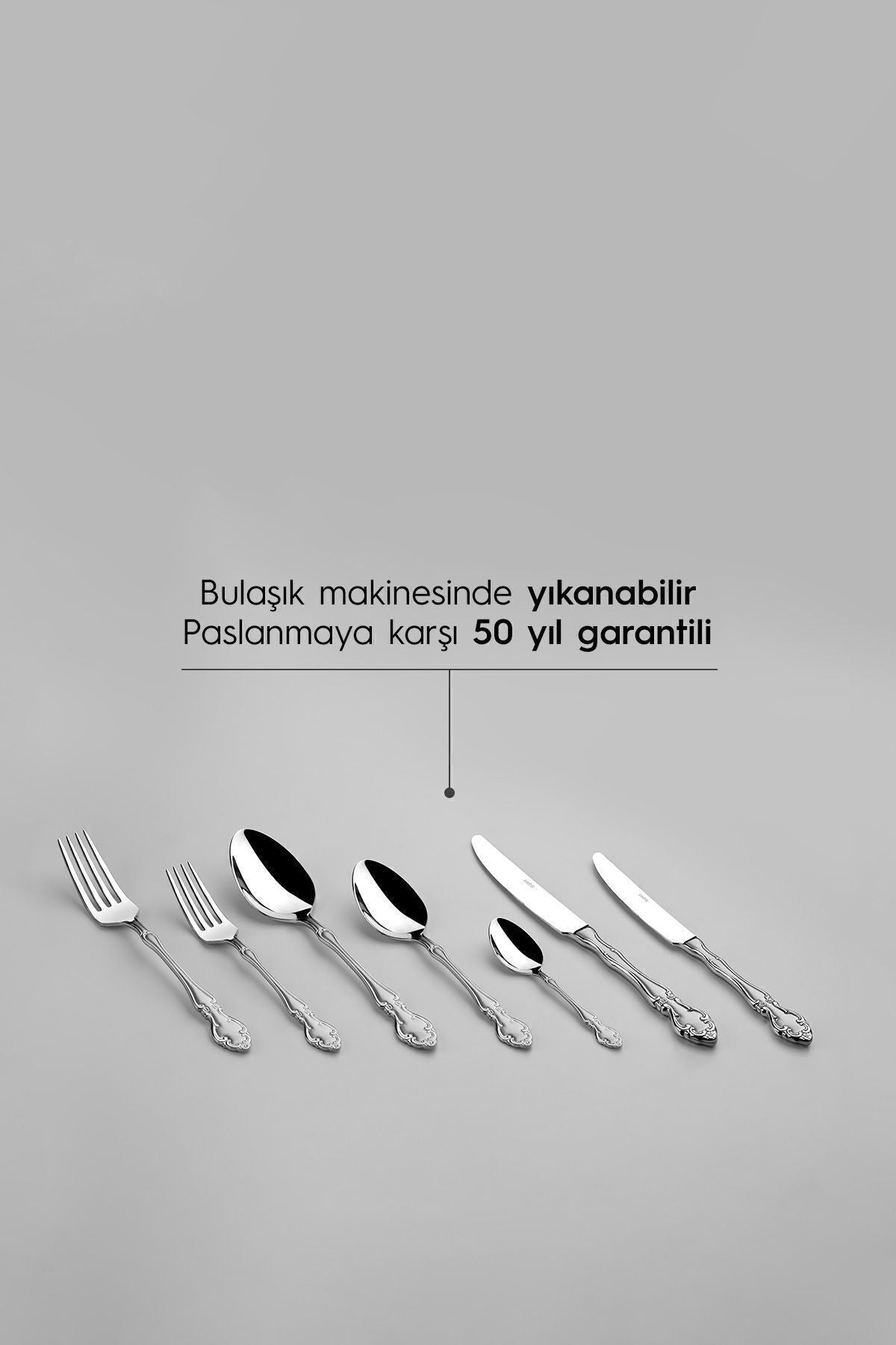 Nehir adriana Satin 89 Piece Boxed Flatware Set - MALLTURK