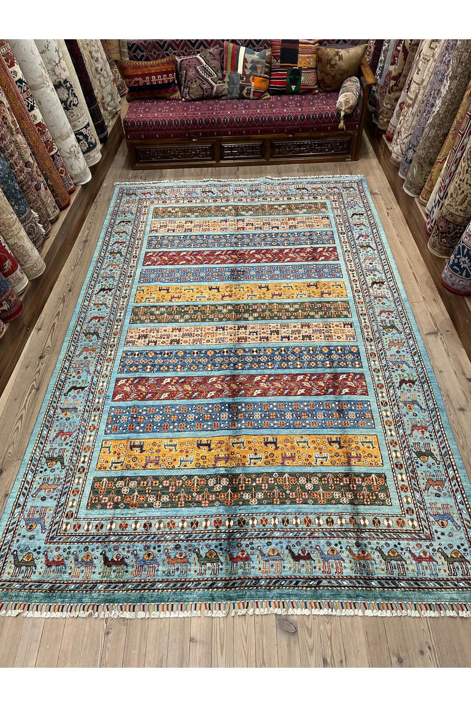 Sirvan Handwoven Afghan Rug - 307 x 199 - MALLTURK