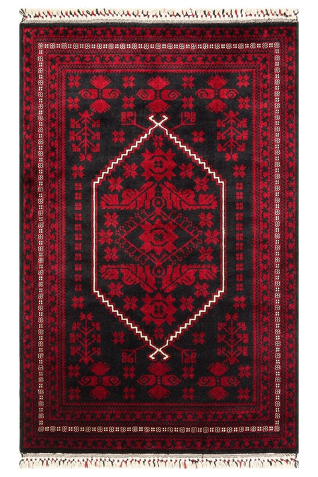 Eko Hali NOSTALGIA 956 Blue Bamboo Special Loom Carpet - MALLTURK