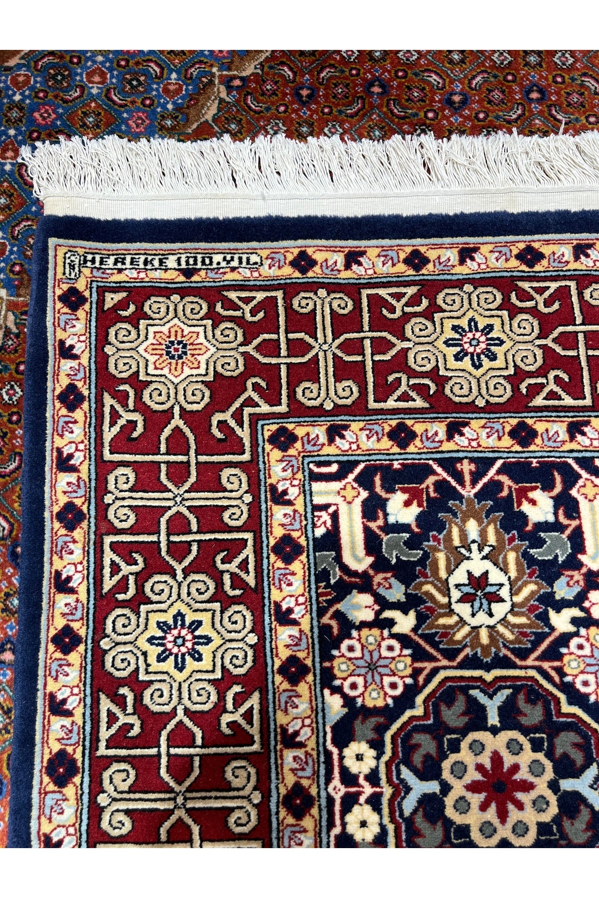 RD RAMAZAN DAG Hand Rug Art Hand-Woven Sumerbank Hereke Rug Kafkas Design Size 210x150. - MALLTURK
