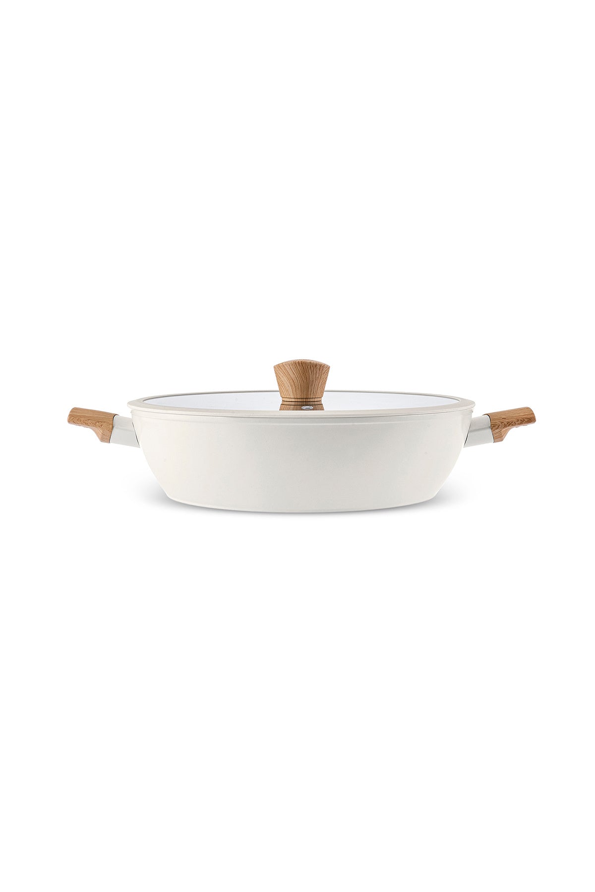 Karaca x Refika Swiss Crystal Almond Induction Compatible Saute Pan