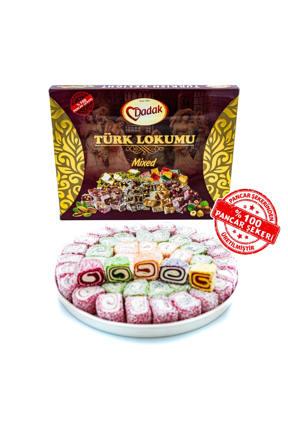 Dadak Turkish Delight and kuruyemis special Turkish Delight 1 kg - MALLTURK
