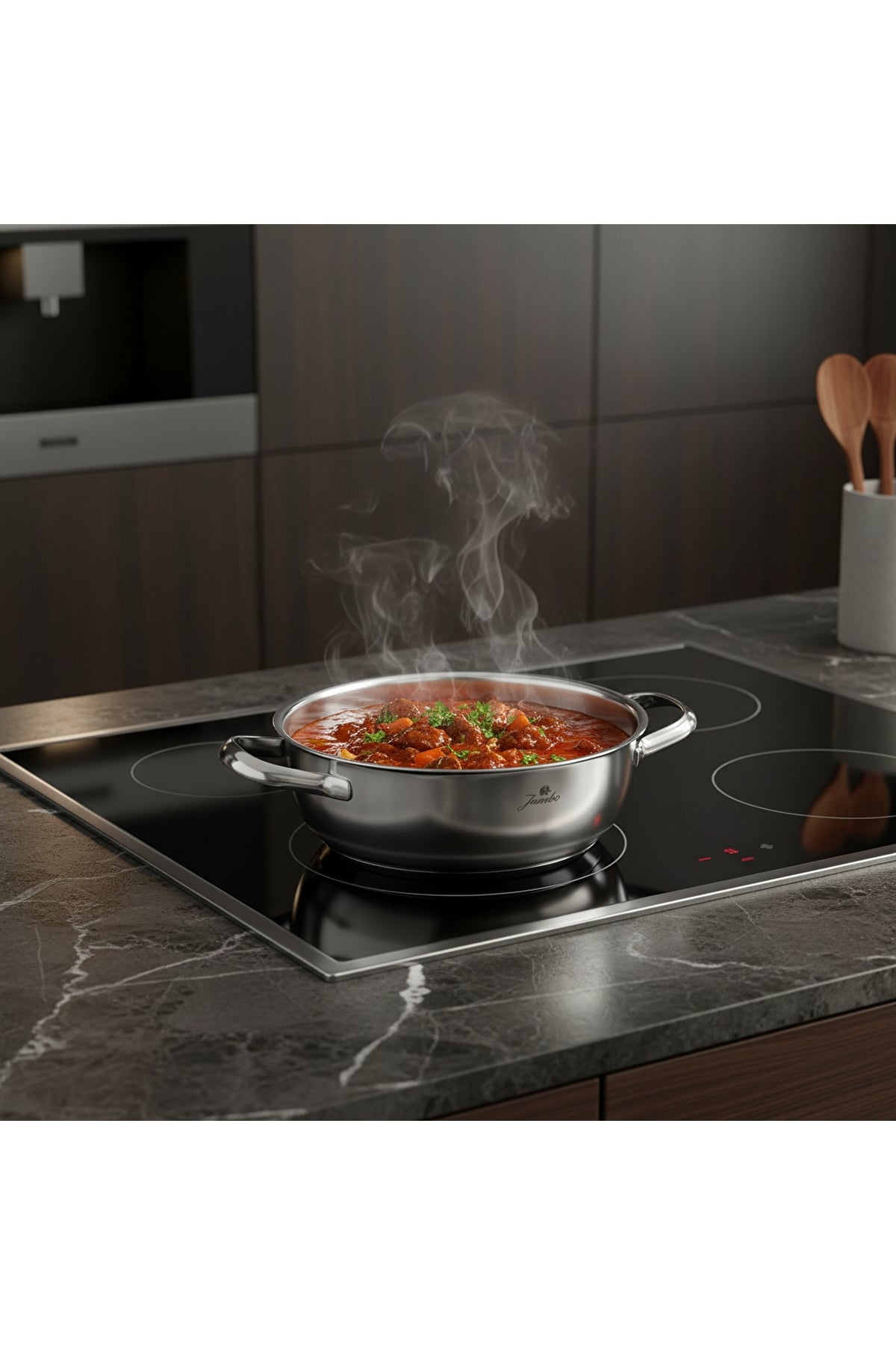 Jumbo Athena 3PLY 5 Piece Induction Compatible Cookware Set