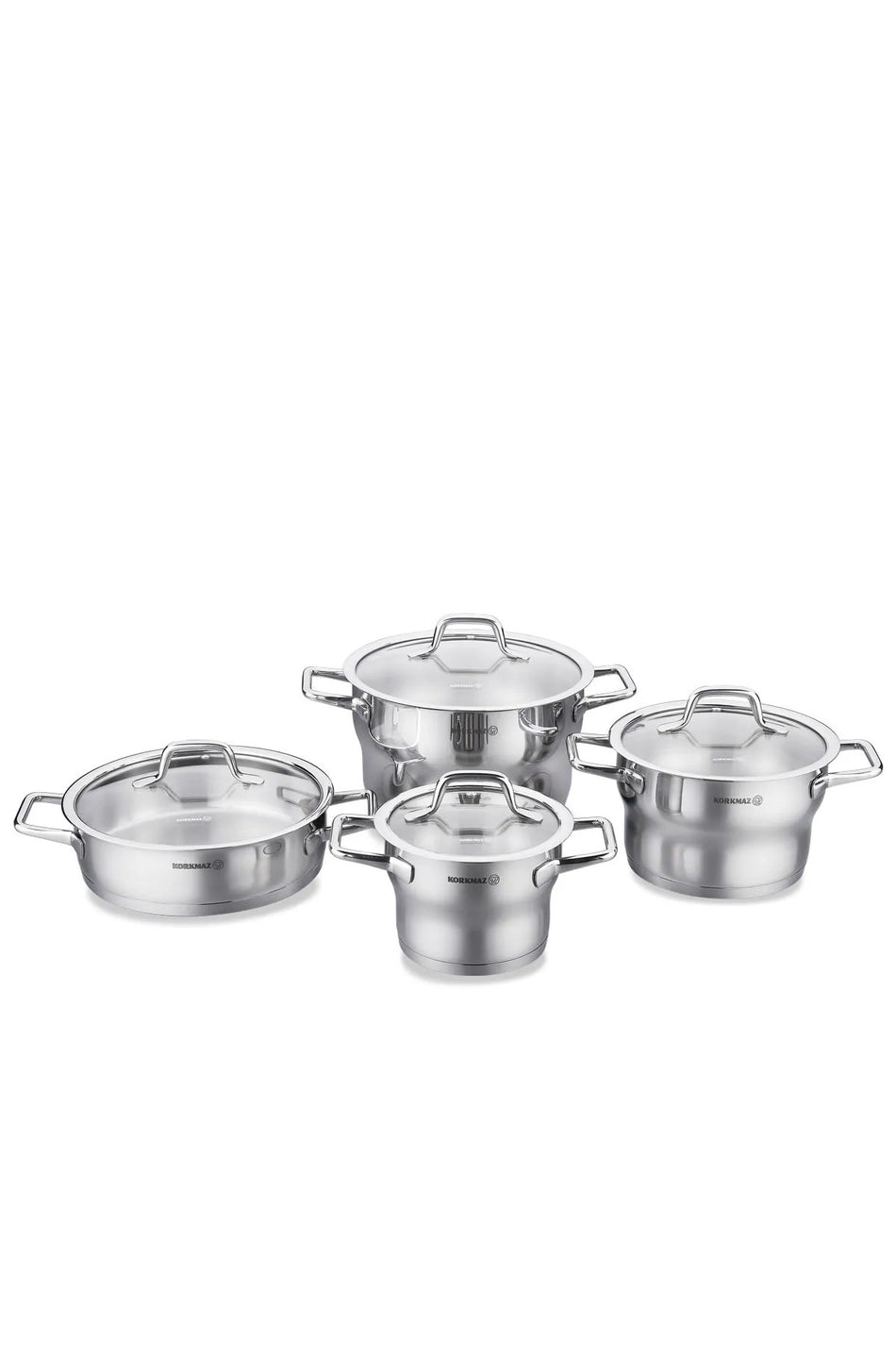 KORKMAZ Festiva 8 Piece Cookware Set