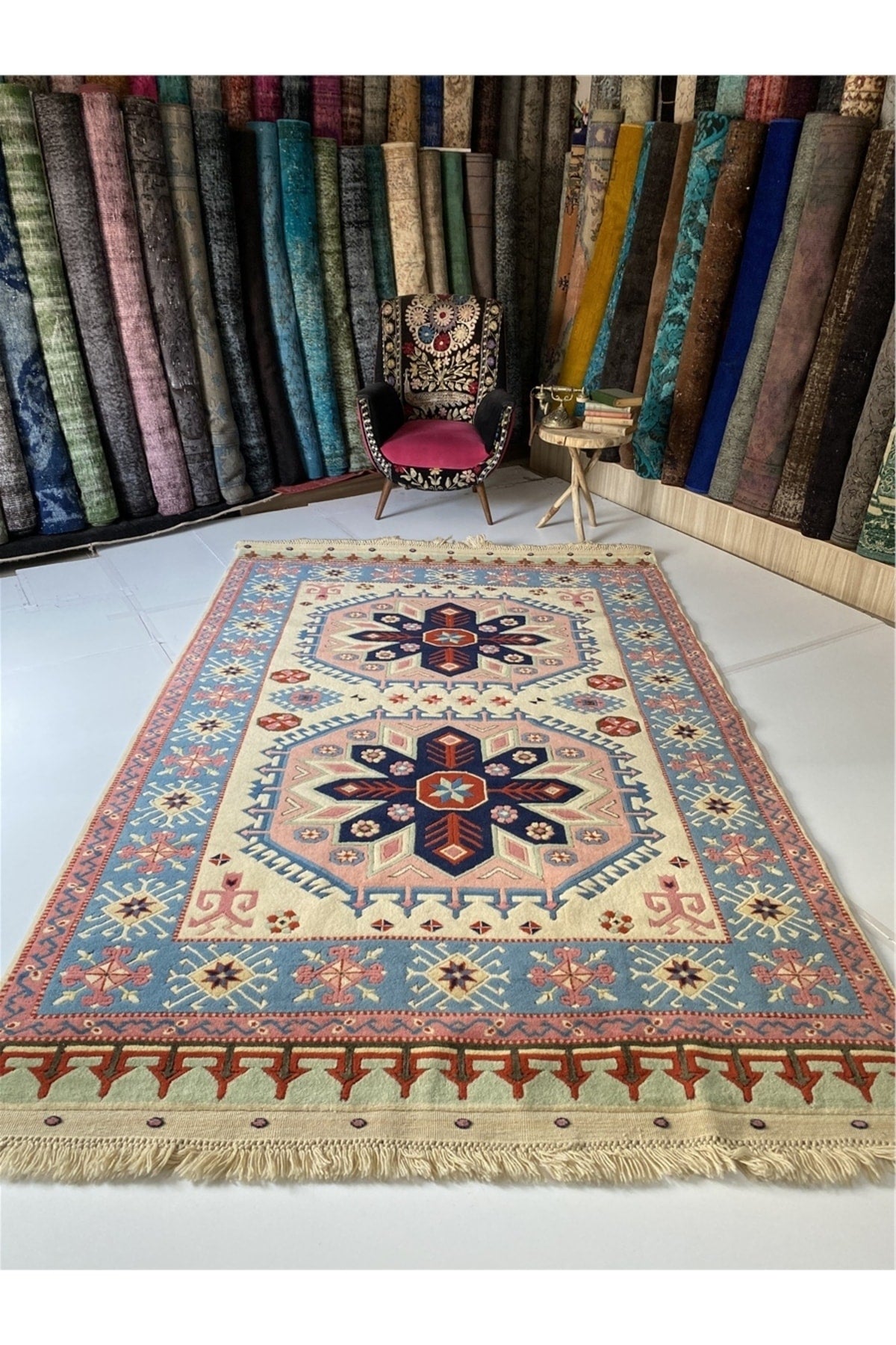 SIRVAN Rug Hand-Woven ANTIK YORUK Rug - MALLTURK