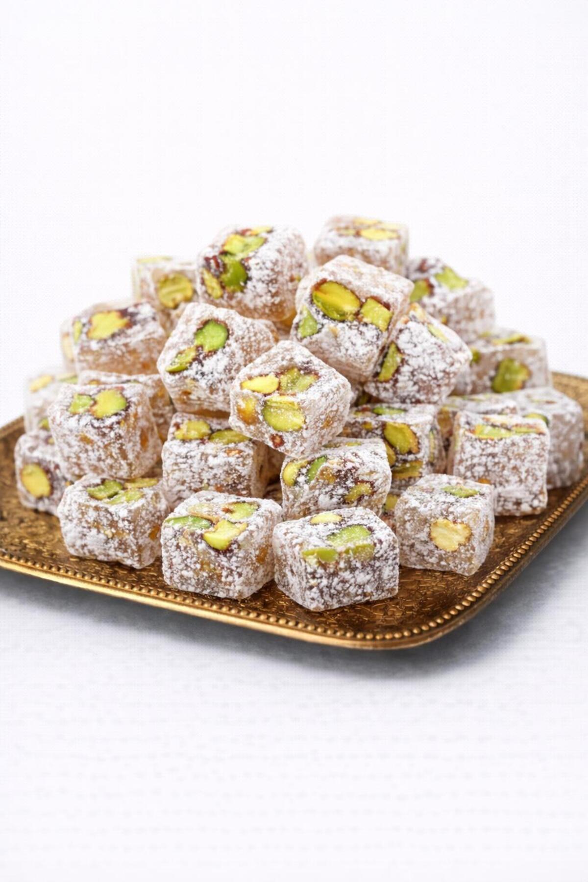 ARTUKBEY Double Roasted Coconut Pistachio Turkish Delight 500 g - MALLTURK
