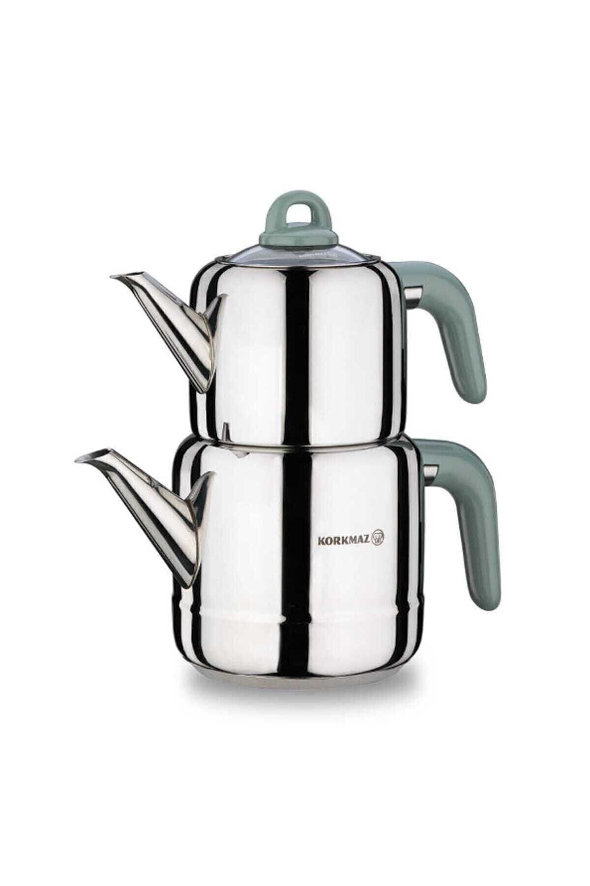KORKMAZ Hera Minta Teapot Set A048-01 - MALLTURK