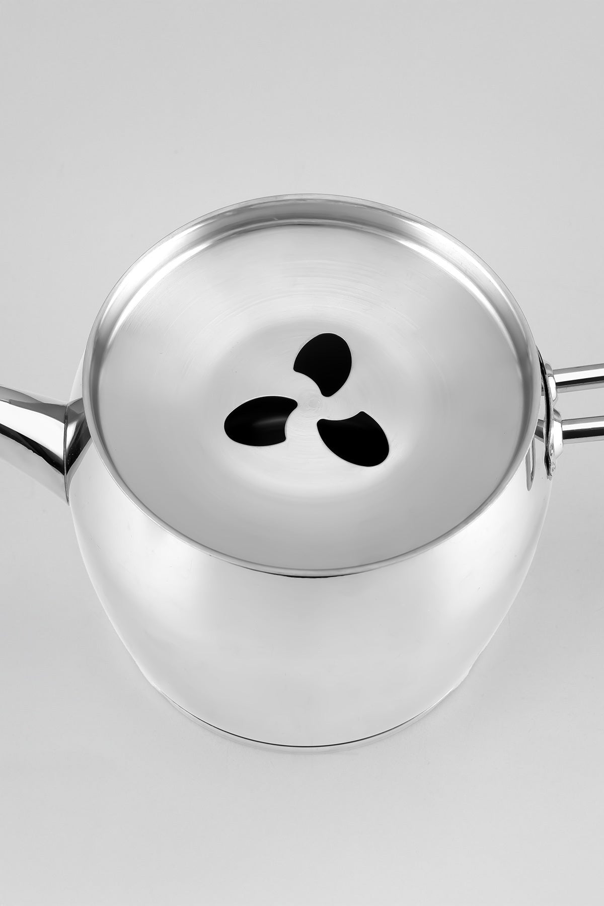 Nehir Florina Midi Medium Size Stainless Steel 0.85-1.70 Lt. Teapot Set - MALLTURK