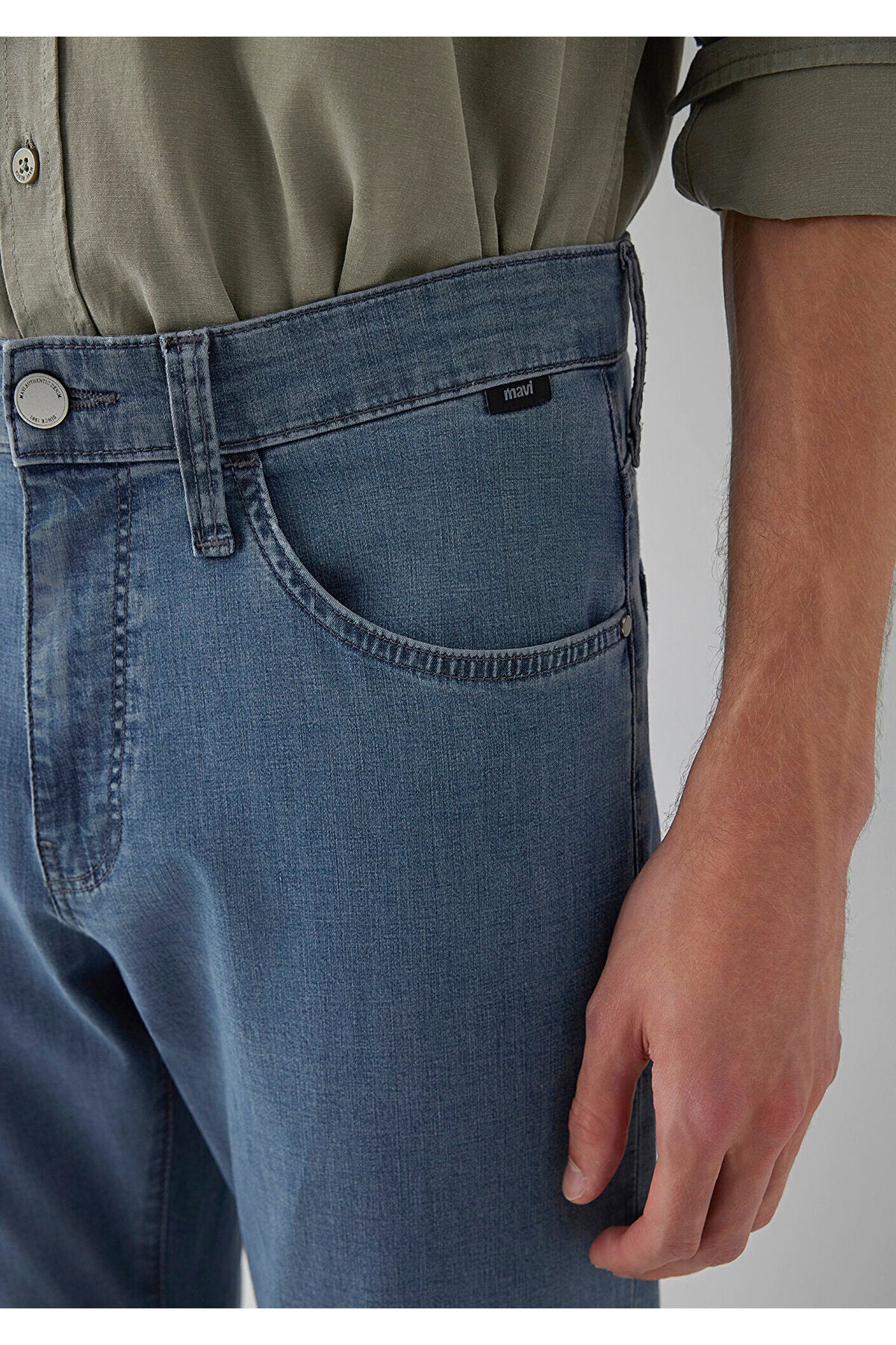Mavi Hunter Black Foggy Light Jeans 00202A4185 - MALLTURK