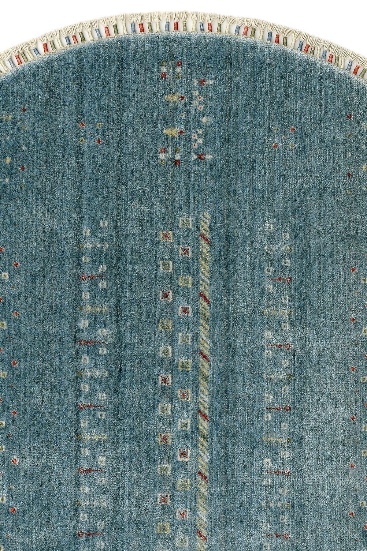 Cool Hali Galata 06 Blue Carpet Living Room Carpet Bohemian Scandinavian Carpet Bamboo Carpet Handwoven Round Hallway Carpet - MALLTURK