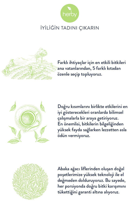 Herby No Stress Tea Relaxing Herbal Tea with Passion Flora, 4-Pack - MALLTURK