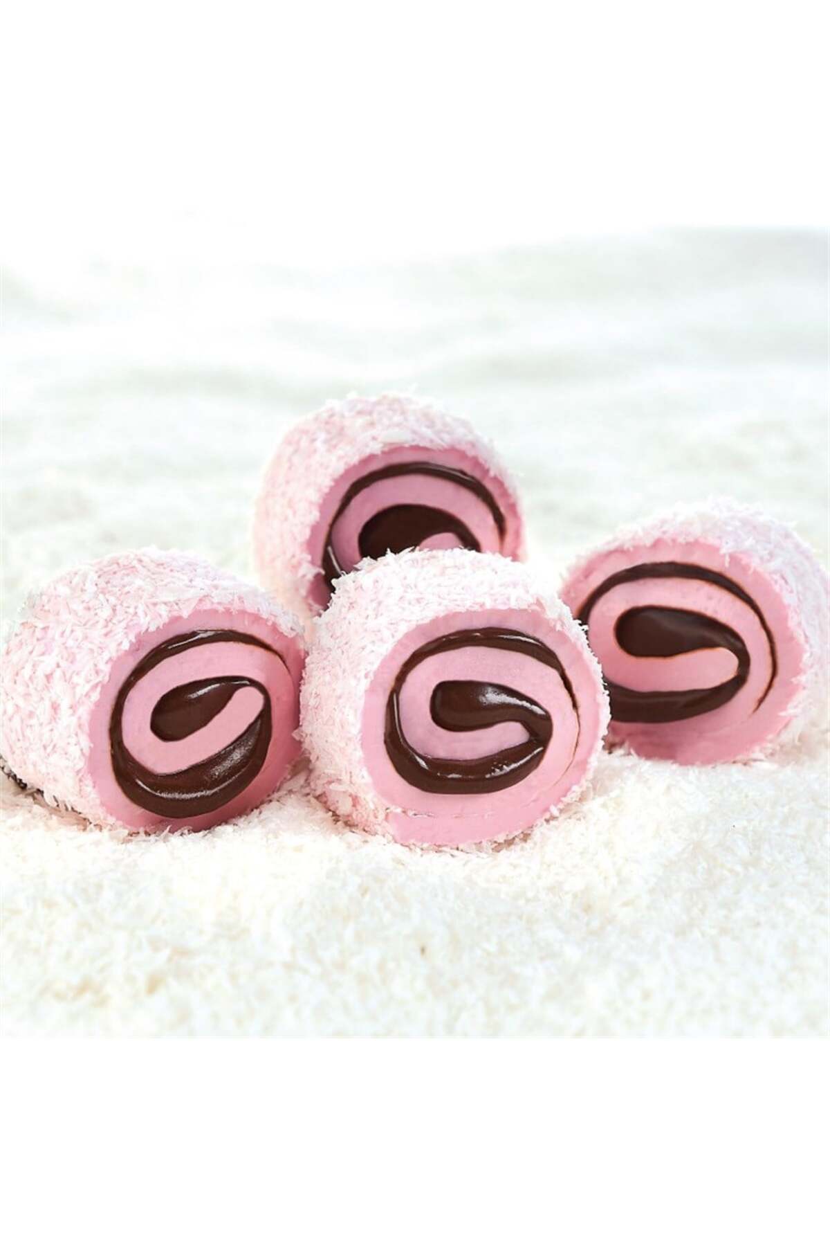 Lokum Atolyesi Sultan Style Strawberry Flavored Flavored Chocolate Turkish Delight 500g - MALLTURK