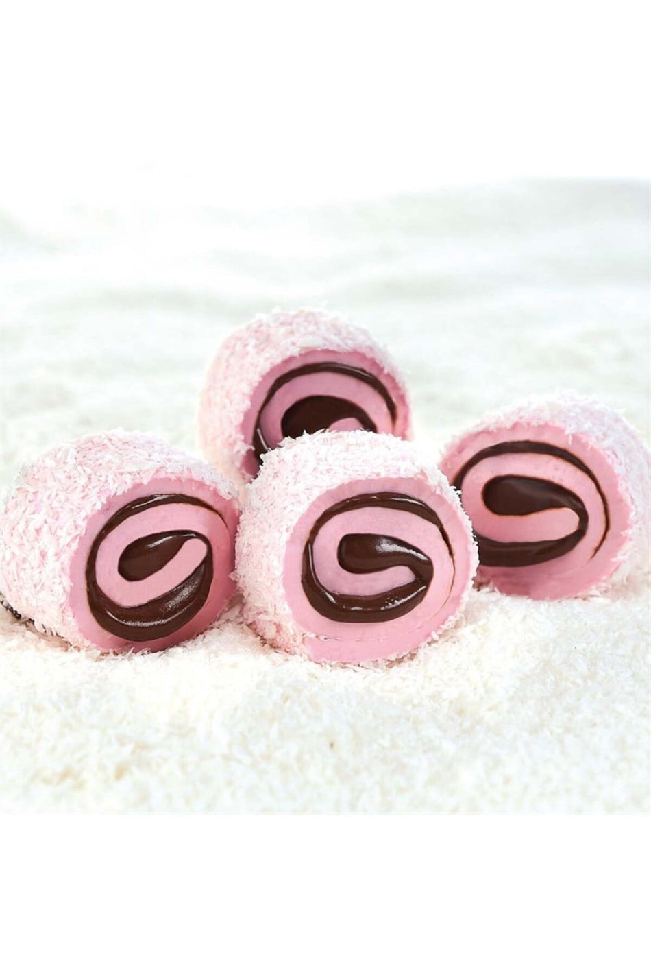 Lokum Atolyesi Sultan Style Strawberry Flavored Flavored Chocolate Turkish Delight 500g - MALLTURK